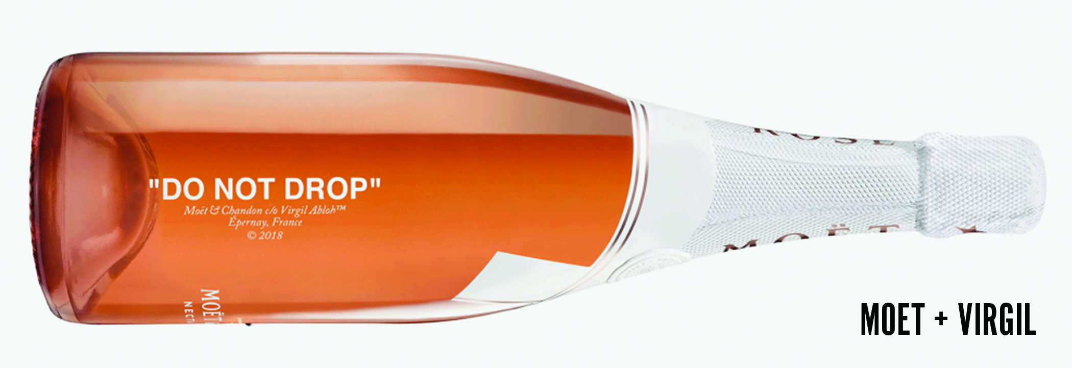 NYC Shopping Guide on X: Discover The Collaboration Between Fine Winery  Moët & Chandon and Designer Virgil Abloh. A Moët & Chandon Nectar  Imperial rosé champagne bottle. #virgilabloh #moetchandonnectar #moetchandon  #virgilxmoet #